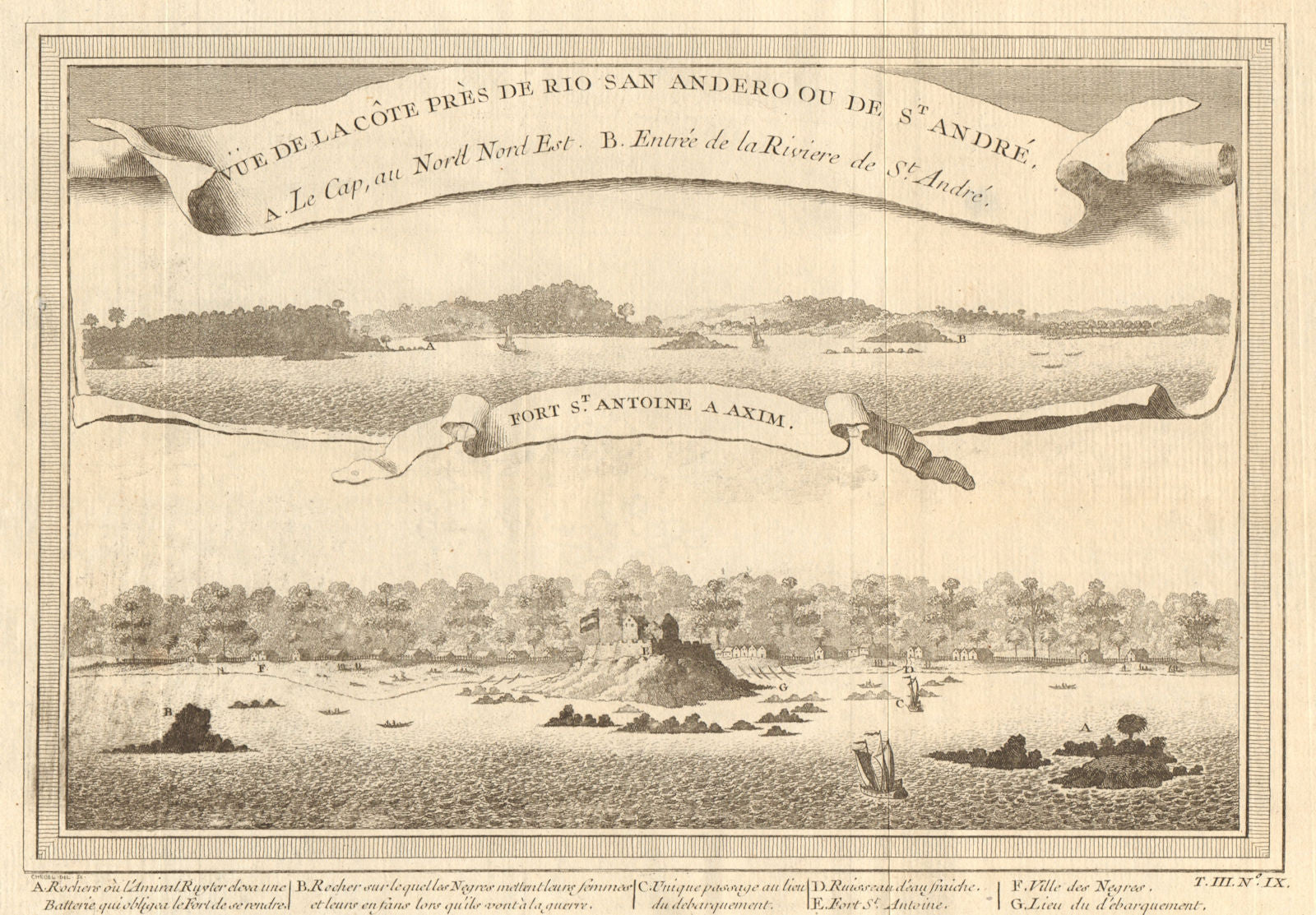 San Andero (Sassandra, Côte d'Ivoire). Fort St. Anthony, Axim, Ghana 1747